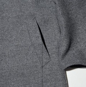 Пальто UNIQLO цвет серый