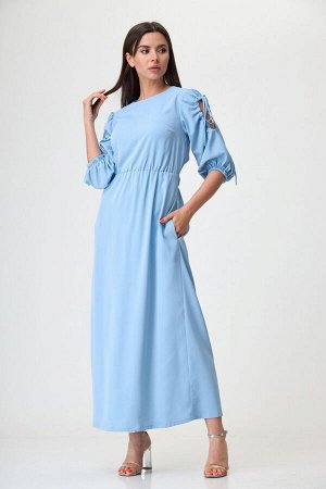 Платье ANELLI 1264 голубой