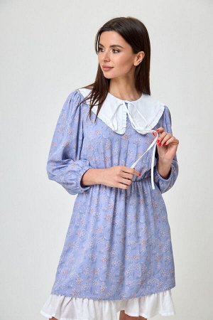 Платье ANELLI 1235 голубой