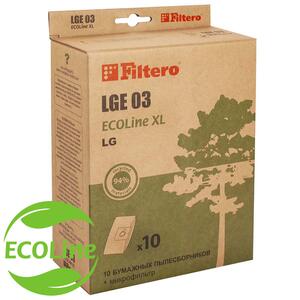 Filtero LGE 03 (10+фильтр) ECOLine XL, бумажные пылесборники