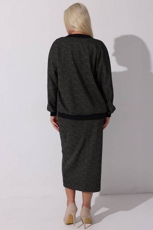 Жакет женский  4323/02/Черный, коричневый