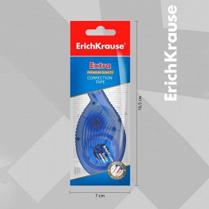 Корректирующая лента 5 мм х 8 м, ErichKrause Extra, корпус синий, европодвес