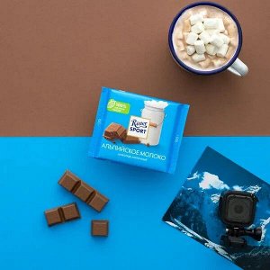 Ritter Sport Шоколад молочный "Альпийское молоко" 100 г