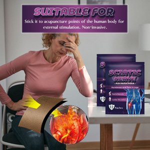 Пластыри обезболивающие Sumifun Sciatic Nerve Pain Relief Patch (12 шт)