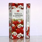 Благовония HEM, шестигранники, VANILLA-RASPBERRY (Ваниль с малиной)