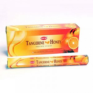 Благовония HEM, шестигранники,Tangerine Honey (Мандарин с мёдом)