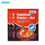 Перцовые пластыри для снятия боли в мышцах Capsicum Plaster Hot