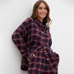 Пижама женская (рубашка и брюки) KAFTAN размер, синий