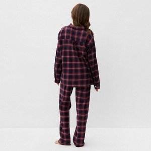 Пижама женская (рубашка и брюки) KAFTAN размер, синий