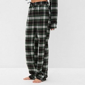 Пижама женская (рубашка и брюки) KAFTAN размер, зелёный
