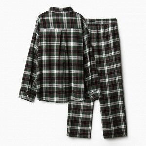 Пижама женская (рубашка и брюки) KAFTAN размер, зелёный
