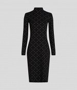 Платье TONAL CHECKBOARD JERSEY DRESS