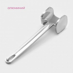 Молоток для мяса Доляна «Хозяин», 19.5 см, серый