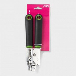 Нож консервный Доляна Lime, 20?5 см, цвет чёрный