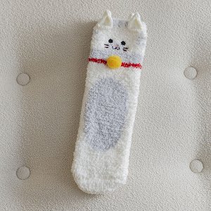 Женские флисовые теплые носки