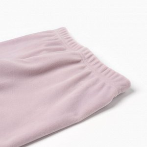 Костюм детский (свитшот, лосины) KAFTAN Plushy 30 (98-104), лиловый