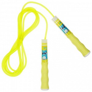 Скакалка детская ONLYTOP «Крошик», 2,85 м, цвет жёлтый