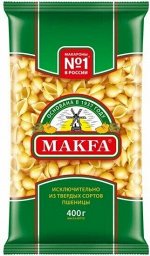 Макароны Ракушки группа А (Макфа) 400гр. м/у