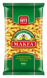 Макароны Спирали  группа А (Макфа) 400гр. м/у