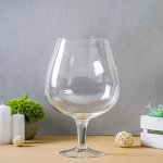Ваза &quot;Натали-2&quot; бренди на средней ножке 31х20 см, 5л  1628