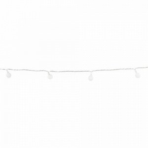 Электрогирлянда-нить комнатная "Шарики", 6 м, 40 LED, теплый белый, на батарейках, ЗОЛОТАЯ СКАЗКА, 591730