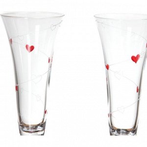 Набор бокалов для шампанского из 2 шт. "love" 180 мл. высота=25 см.