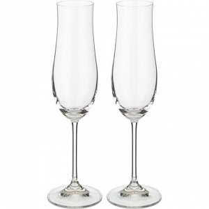Набор бокалов для шампанского из 2 шт. "аттимо" 180 мл..высота=23 см. (кор=1набор.)