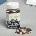 Мозаика в банке 10*10мм, фиолетовые оттенки 500г