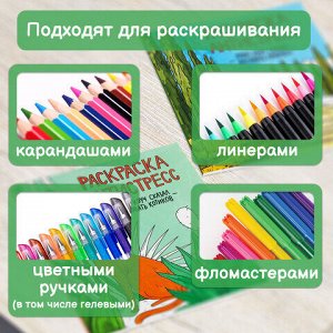 Раскраски-антистресс "MyArt. Мой коуч сказал", КОМПЛЕКТ 2 шт., 200х230 мм., 48 стр., PROF-PRESS