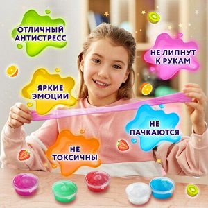 Набор слаймов 20 цветов, 30 аксессуаров, в колорбоксе, ЮНЛАНДИЯ, 663775