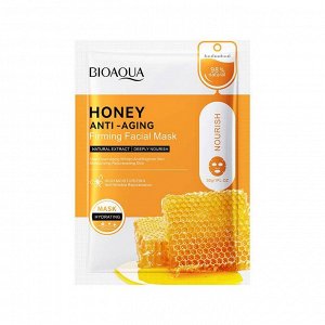 Тканевая маска для лица с медом Honey Anti-Aging