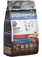 ProBalance Adult Light Beef Корм сухой для взрослых собак всех пород с говядиной, 2 кг