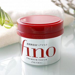 Маска премиум-класса для волос Fino Premium Touch Beauty Essence Hair Mask с маточным молочком пчел / SHISEIDO / 230 г.