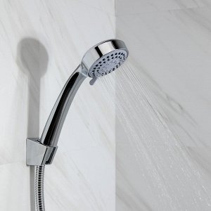 RAIN Смеситель для ванны Уран, прямой излив 30см, кран-буксы 1/2, душ. набор, овал, латунь, хром