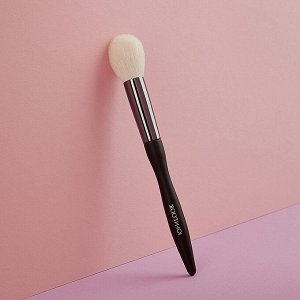 ЮНИLOOK Кисть для хайлайтера, натуральный ворс, металл, дерево, 17,5см
