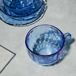 Fancy Diamond Бульонница с ручкой 670мл, стекло
