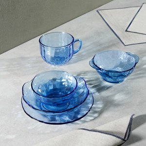 Fancy Diamond Бульонница с ручкой 670мл, стекло