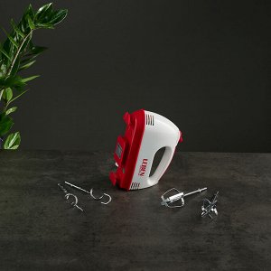 LEBEN Миксер кухонный 100Вт, 7 скоростей, 4 насадки с коробочкой