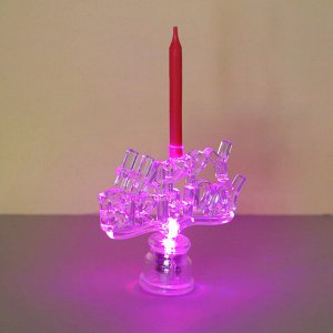 FNtastic Набор свечей для торта с подставкой с подсветкой LED, 3 цвета