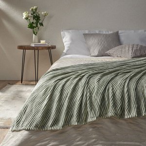 PROVANCE Эвкалипт Плед микрофибра, 180х200см, 180гр/м, зеленый
