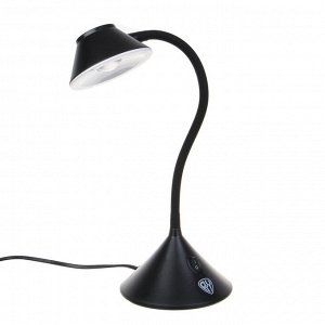 BY Светильник Фрастум, 6 LED, 220-240В, 4 Вт, 400 Лм, кабель 1,5м, металл, пластик, чёрный