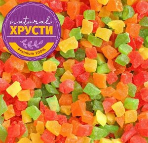 Ананас цукаты микс (кубики 8-10 мм) Таиланд 250 г
