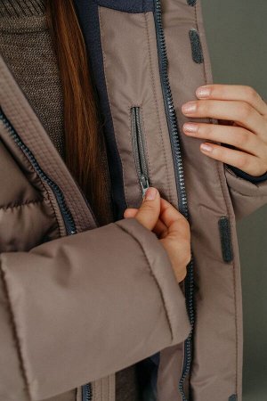 Куртка детская зимняя Горизонт капучино