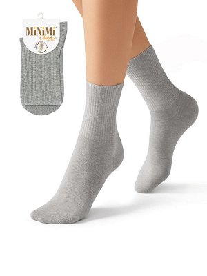 COTONE 1203 Носки женские (MINIMI)  хлопок всесезонные эласт. из меланжа с широкой резинкой