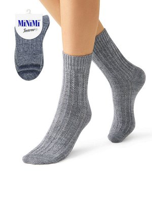 INVERNO 3303 Носки женские (MINIMI)  зимние эластичные женские носки шерсти, косичка