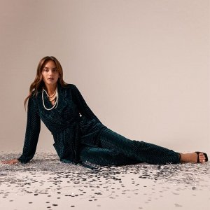 Жакет женский KAFTAN "Бархат" размер, зеленый