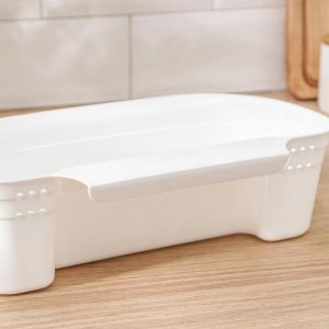 Органайзер для мусора подвесной IDEA, 31x18x9.5 см, пластик, белый