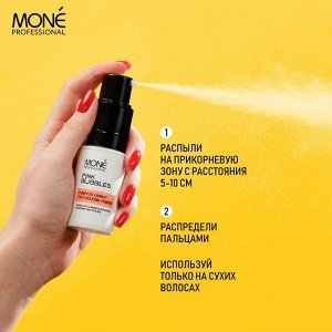 Спрей для укладки волос и объема с эффектом теплого сияния Спрей пудра Mone PROFESSIONAL