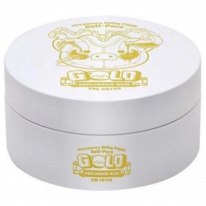 Патчи с гиалуроновой кислотой Elizavecca Milky Piggy hell-pore gold hyaluronic acid eye patch 90г