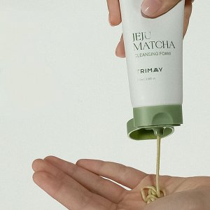 Trimay Jeju Matcha Low pH Cleansing Foam Слабокислотная пенка для умывания с зеленым чаем матча